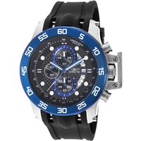 Invicta Mens I-Force Quartz 51mm Black, Black Dial (Model #19252)