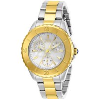 Invicta Womens Angel Quartz 38mm Two Tone, White Dial (Model #29110)