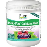 Ionic-Fizz Calcium Plus Powder - Mixed Berry, 420 g, Pure Essence Labs