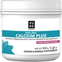 Ionic-Fizz Calcium Plus Powder - Mixed Berry, 210 g, Pure Essence Labs