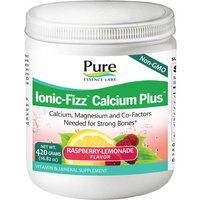Ionic-Fizz Calcium Plus Powder - Raspberry Lemonade, 420 g, Pure Essence Labs