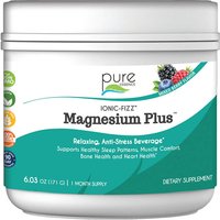 Ionic-Fizz Magnesium Plus Powder - Mixed Berry, 171 g, Pure Essence Labs