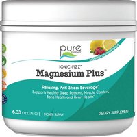 Ionic-Fizz Magnesium Plus Powder - Raspberry Lemonade, 171 g, Pure Essence Labs
