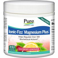 Ionic-Fizz Magnesium Plus Powder - Raspberry Lemonade, 342 g, Pure Essence Labs