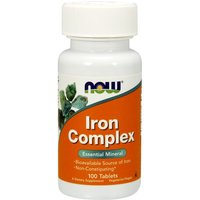 Iron Complex Vegetarian, 100 Tablets, NOW Foods