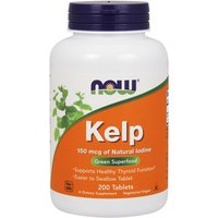Kelp 150 mcg Natural Iodine, 200 Tablets, NOW Foods