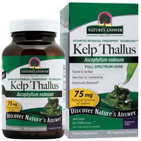 Kelp Thallus 75 mg, 100 Vegetarian Capsules, Natures Answer