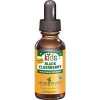Kids Black Elderberry Glycerite, Organic Liquid Herb, 1 oz, Herb Pharm