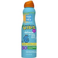Kids Defense Mineral SPF 30 Sunscreen Spray Lotion, 6 oz, Kiss My Face