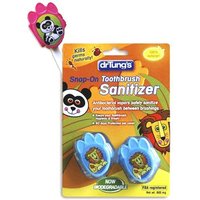 Kids Snap-On Toothbrush Sanitizer, 2 Pack, Dr. Tungs