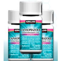 Kirkland Signature Lansoprazole Acid Reducer, Delayed-Release, USP 15 mg, 14 Capsules x 3 Bottles