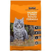 Kirkland Signature Natures Domain Salmon & Sweet Potato Formula Cat Food, 18 lb