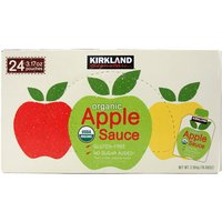 Kirkland Signature Organic Apple Sauce, 3.17 oz x 24 Pouches