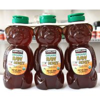 Kirkland Signature Organic Raw Honey, Squeeze Bear, 680 g x 3 pc