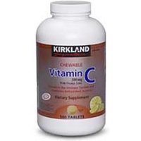 Kirkland Signature Chewable Vitamin C 500mg, 500 Tablets