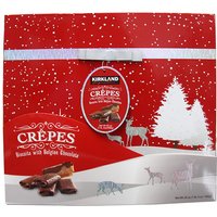 Kirkland Signature Crepes Biscuits with Belgian Chocolate Gift Box, 20 oz (566 g)