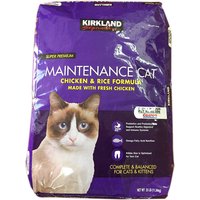 Kirkland Signature Super Premium Maintenance Cat Food, Chicken & Rice Formula, 25 lb