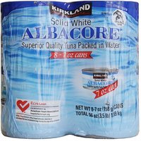 Kirkland Signature Solid White Albacore, Superior Quality Tuna in Water, 7 oz x 8 Cans