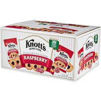 Knotts Berry Farm Raspberry Shortbread Cookies, 2 oz x 36 Bags