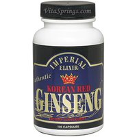 Korean Red Ginseng 100 caps from Imperial Elixir Ginseng