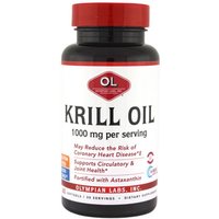 Krill Oil, 1000 mg Per Serving, 60 Softgels, Olympian Labs