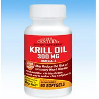 Krill Oil 300 mg, Omega-3, 60 Softgels, 21st Century HealthCare