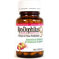 Kyo-Dophilus 9, Blend of Nine Probiotics, 180 Capsules, Wakunaga Kyolic