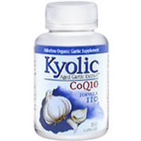 Kyolic Aged Garlic Extract Formula 110, with CoQ10, 100 caps, Wakunaga Kyolic