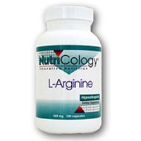 L-Arginine 500mg 100 caps from NutriCology