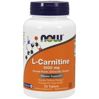 L-Carnitine 1000 mg 50 Tabs, NOW Foods