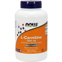 L-Carnitine 1000mg 100 Tabs, NOW Foods