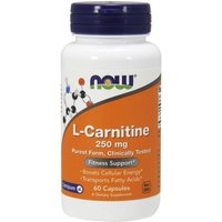 L-Carnitine 250 mg Tartrate-L-Carnipure  60 Caps, NOW Foods