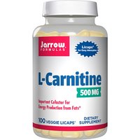 L-Carnitine 500 mg Vegetarian, 100 Liquid Capsules, Jarrow Formulas