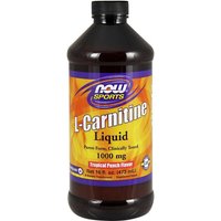 L-Carnitine Liquid 16 oz, Tropical Punch, NOW Foods