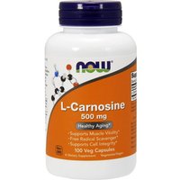 L-Carnosine 500mg 100 Vcaps, NOW Foods