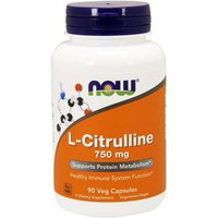 L-Citrulline 750 mg, 90 Capsules, NOW Foods