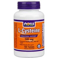 L-Cysteine 500mg 100 Tabs, NOW Foods