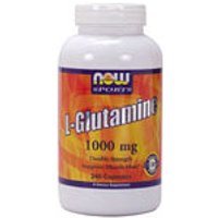 L-Glutamine 1000 mg 240 Caps, NOW Foods