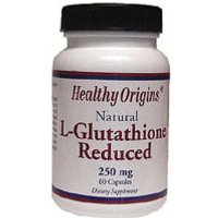 L-Glutathione Reduced 250 mg, 60 Capsules, Healthy Origins