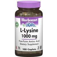 L-Lysine 1000 mg, 100 Caplets, Bluebonnet Nutrition