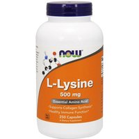 L-Lysine 500 mg, 250 Capsules, NOW Foods