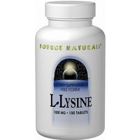 L-Lysine 500mg 200 caps from Source Naturals