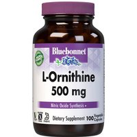 L-Ornithine 500 mg, 100 Vcaps, Bluebonnet Nutrition