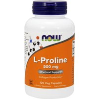 L-Proline 500 mg, 120 Vcaps, NOW Foods