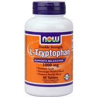L-Tryptophan 1000 mg, 60 Tablets, NOW Foods