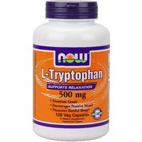 L-Tryptophan 500 mg, 120 Vcaps, NOW Foods