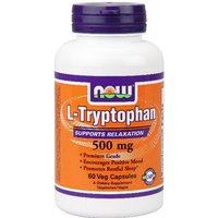 L-Tryptophan 500 mg, 60 Vcaps, NOW Foods