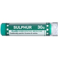 Lactose Free Sulphur 30C, 80 Pellets, Ollois Homeopathic