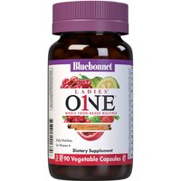 Ladies One Whole Food Based Multiple, Value Size, 90 Vegetable Capsules, Bluebonnet Nutrition
