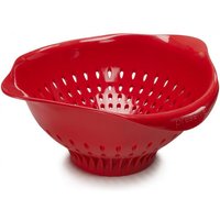 Large Colander, Red Tomato, 3.5 Quart, Preserve